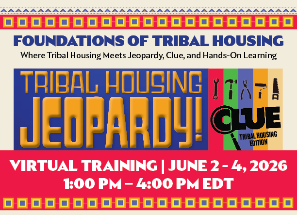 Foundations of Tribal Housing Banner
